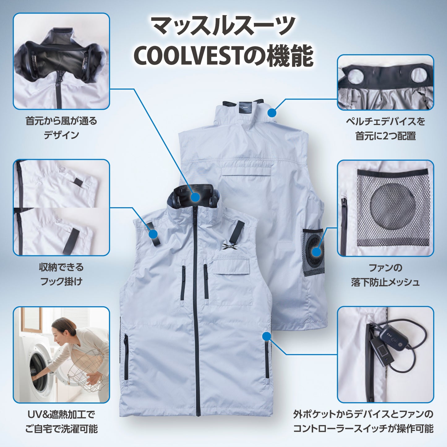 マッスルスーツ COOL VEST (クールベスト)